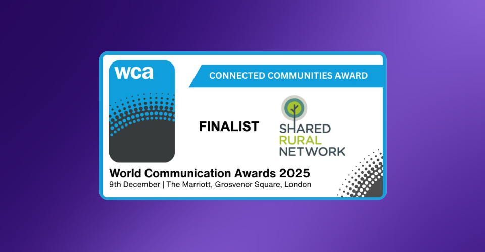 Shared Rural Network Shortlisted for Connected Communities Award